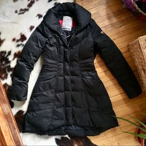 Postcard Long Flare Puffer Jacket